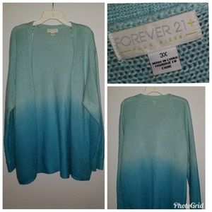 Ombre Blue Cardigan